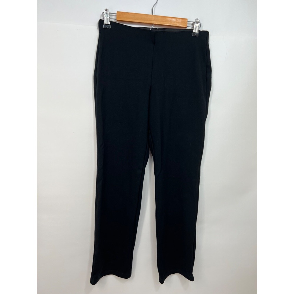 JMCollection Elastic Waistband Black Comfort Pants Womens Size Small